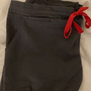 FIGS Yola Scrub Pants Charcoal